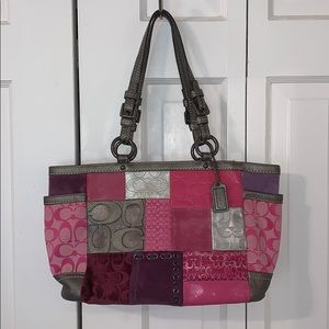 Coach Patchwork Shoulder Handbag